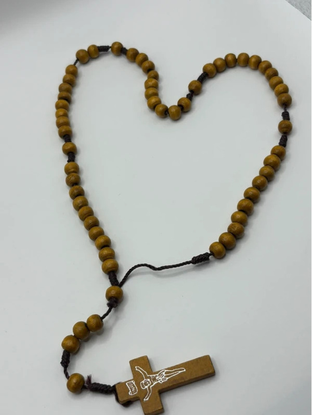 Olive Wood Rosary From Jerusalem